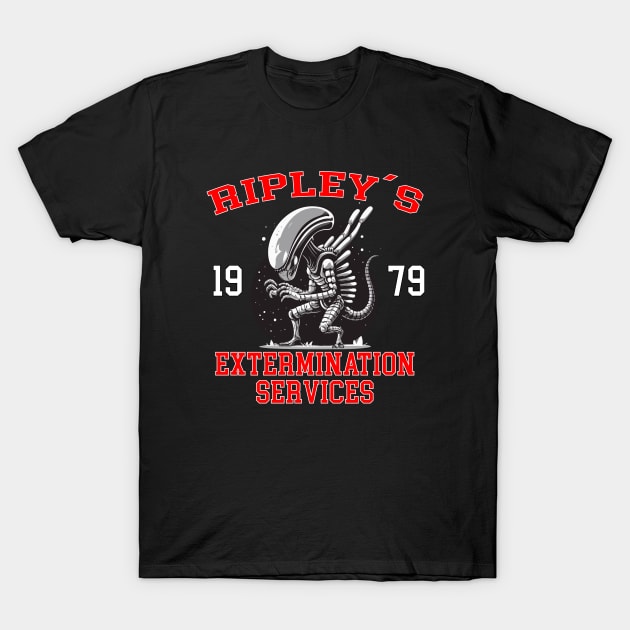 Ripley´s Extermination Services T-Shirt by EnchantedApparel